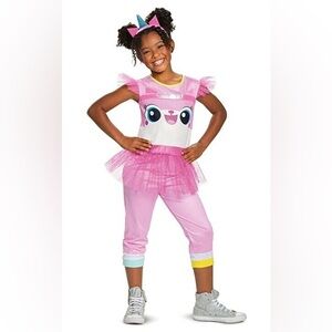 Unikitty Uni Kitty Disney Lego Movie Kids Halloween Costume in different sizes